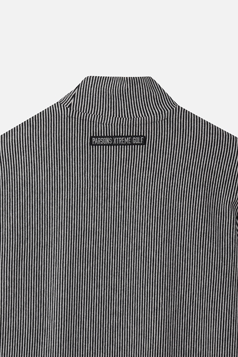 WOMEN STRIPE HIGH NECK LONG SLEEVE