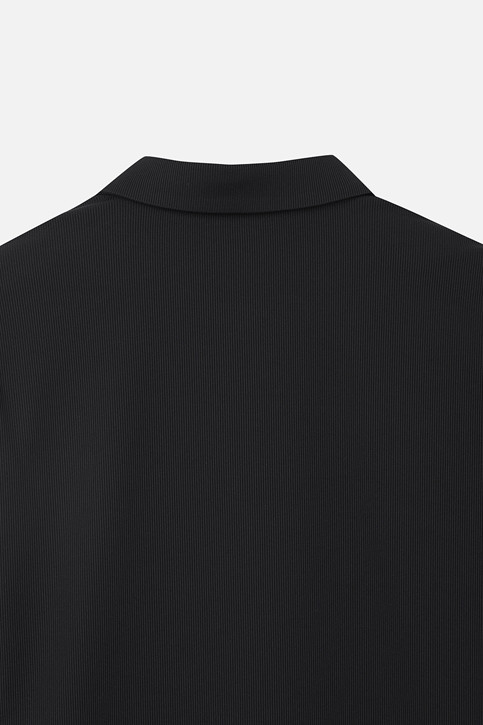 WOMEN BASIC COLLAR LONG SLEEVE