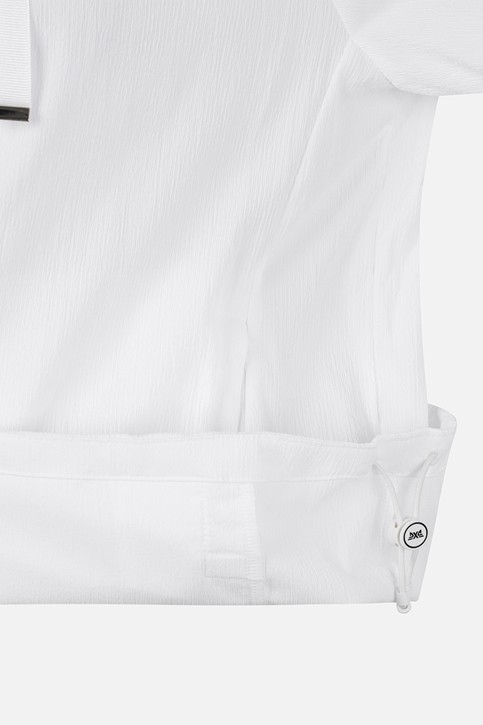 WOMEN TEXTURED HALF-ZIP HOODIE