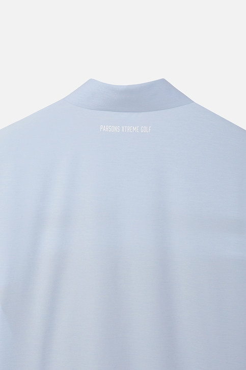 MEN COLOR BLOCKED COLLAR SHORT SLEEVE