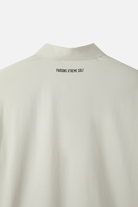 MEN COLOR BLOCKED COLLAR SHORT SLEEVE