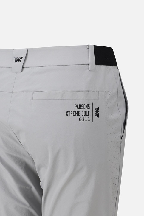 MEN PERFORATED SLIM FIT PANTS
