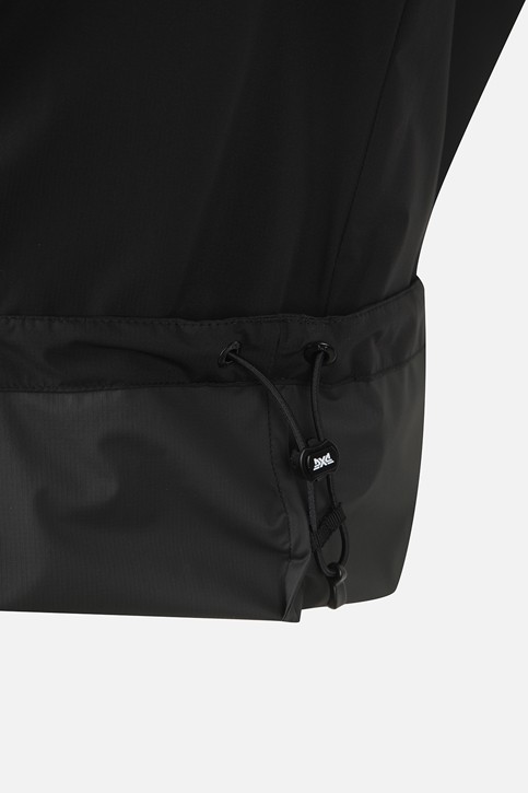 MEN ROUND NECK SHORT SLEEVE ANORAK JACKET