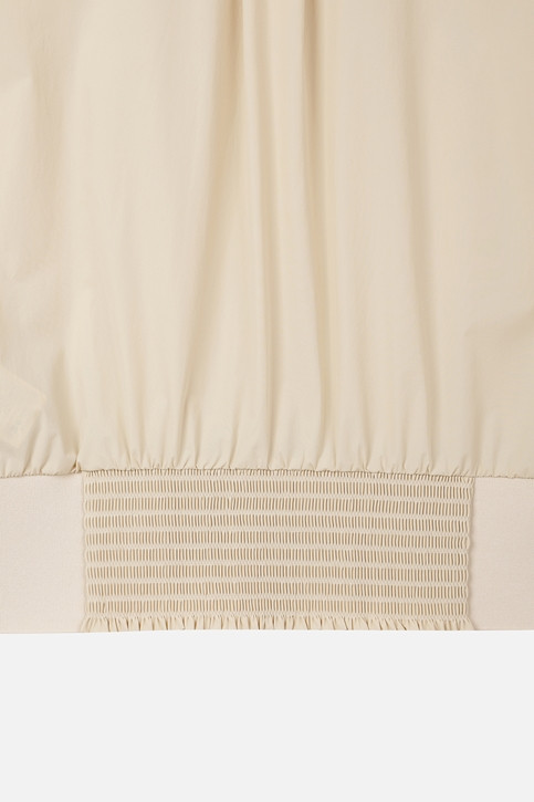 WOMEN COOL WOVEN MIX COLLARED SHORT SLEEVE