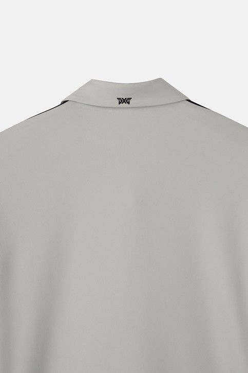 MEN COLOR BLOCKED COLLAR LONG SLEEVE