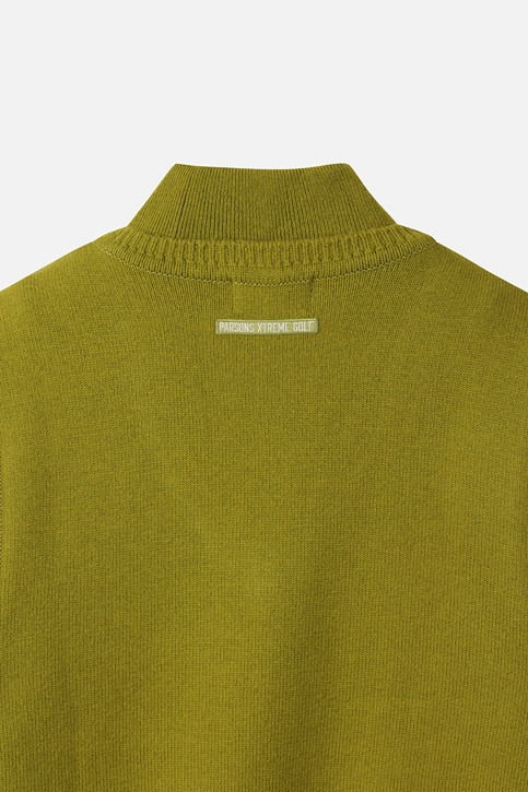 WOMEN DOUBLE-COLLAR SWEATER PKWCW411408 MOSS GREEN 상품 이미지 6