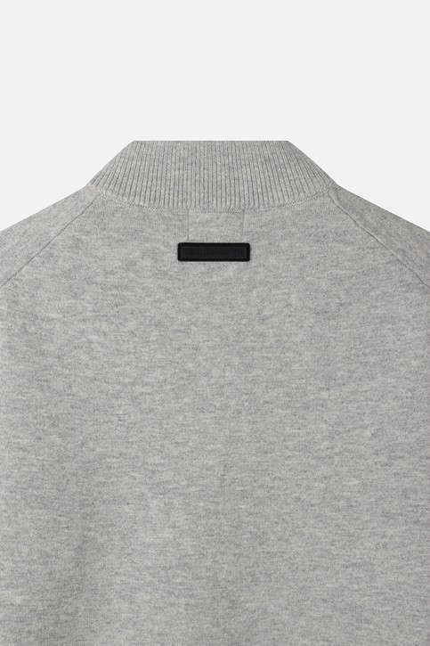 MEN GEN-X CASHEMRE BLEND SET HALF-ZIP SWEATER PKWPM411711 L/GREY 상품 이미지 6