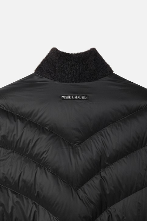 WOMEN KNIT HYBRID DOWN JACKET PKWPW631221 BLACK 상품 이미지 6