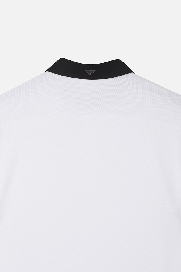 NECK ONE POINT COLLAR T-SHIRT