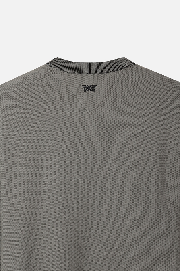 NEW TEXTURED ROUND NECK SWEATER