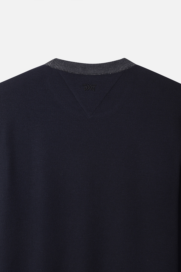 NEW TEXTURED ROUND NECK SWEATER