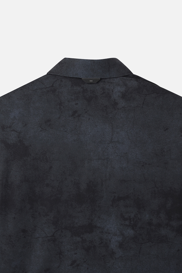 PATTERN COLLAR LONG-SLEEVE