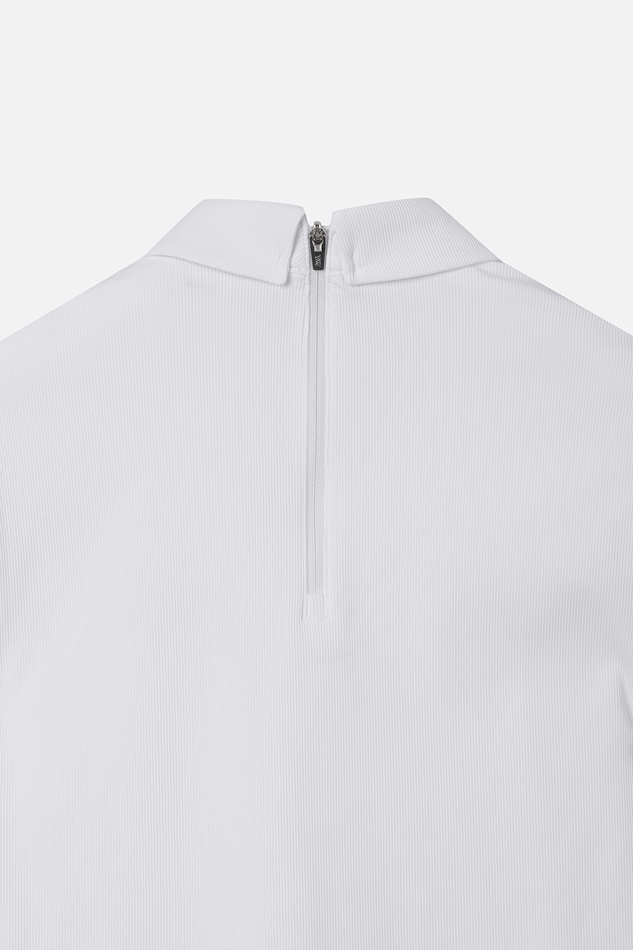 WOMEN SCARF COLLAR LONG-SLEEVE