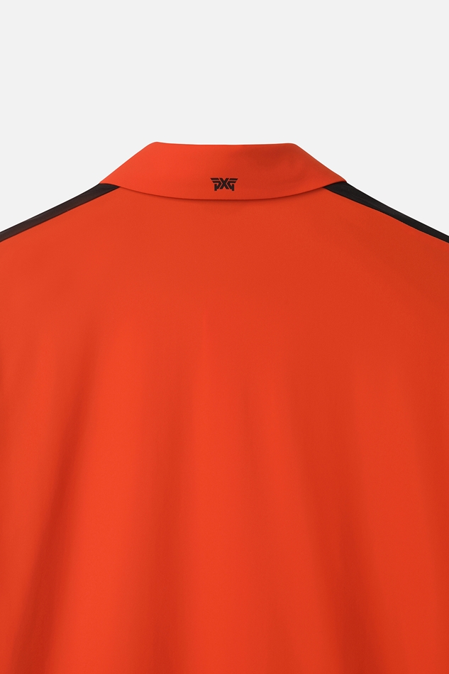 SUMMER SEASON COLOR BLOCKED COLLAR T-SHIRT