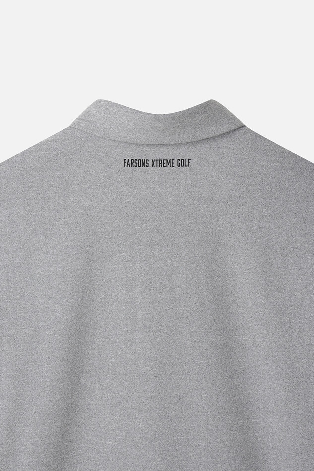 MEN ESSENTITAL BRUSHED COLLAR LONG SLEEVE PKFCM211112 M/GREY
