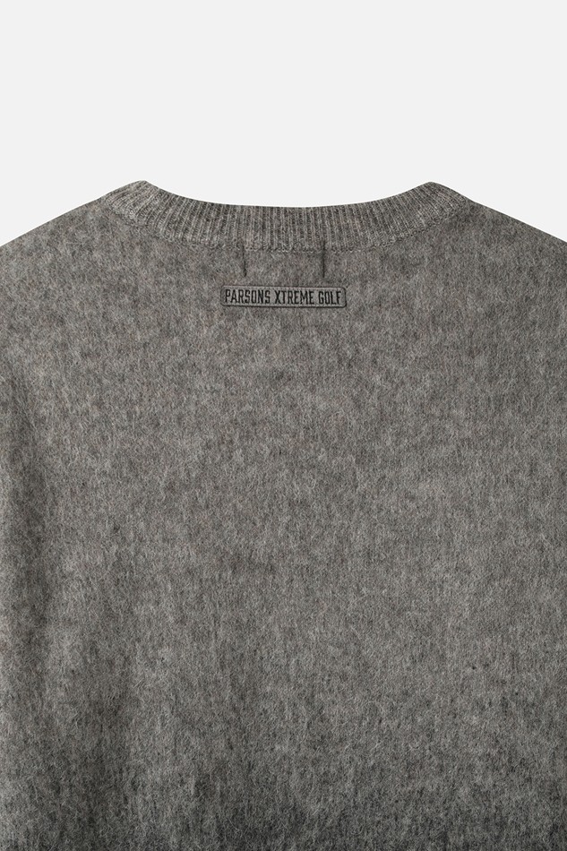 MEN GRADATION ROUND NECK SWEATER PKFCM411112 M/GREY 상품 이미지 6