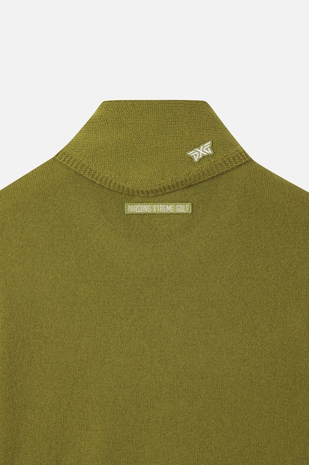 WOMEN CASHMERE SWEATER PKFCW410908 MOSS GREEN