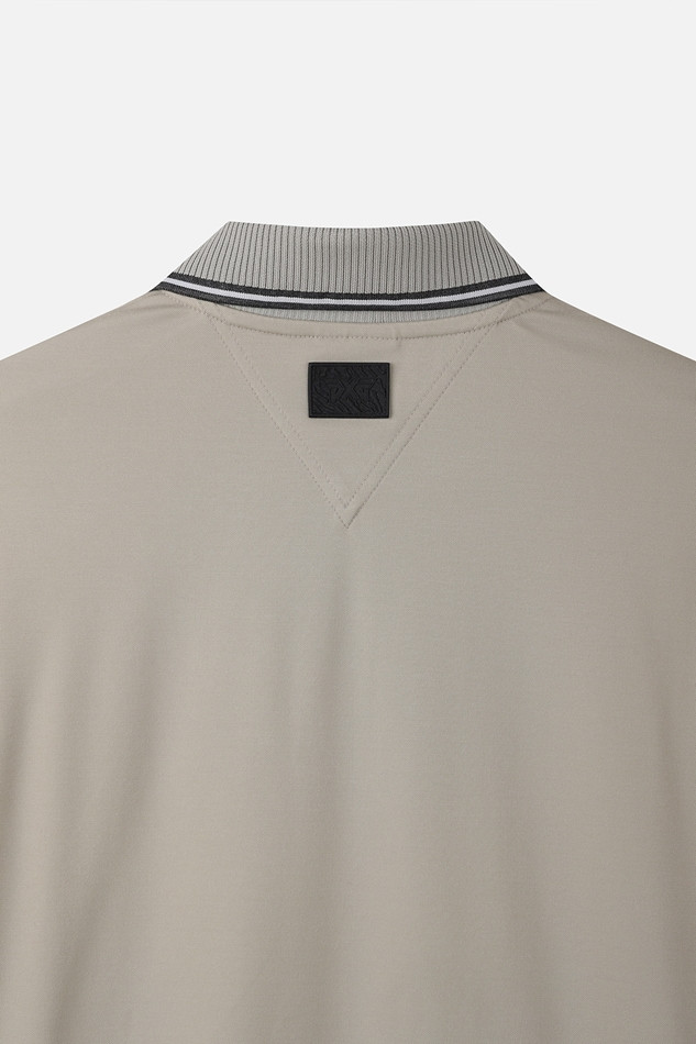 MEN KNITTED NECK COLLAR LONG SLEEVE