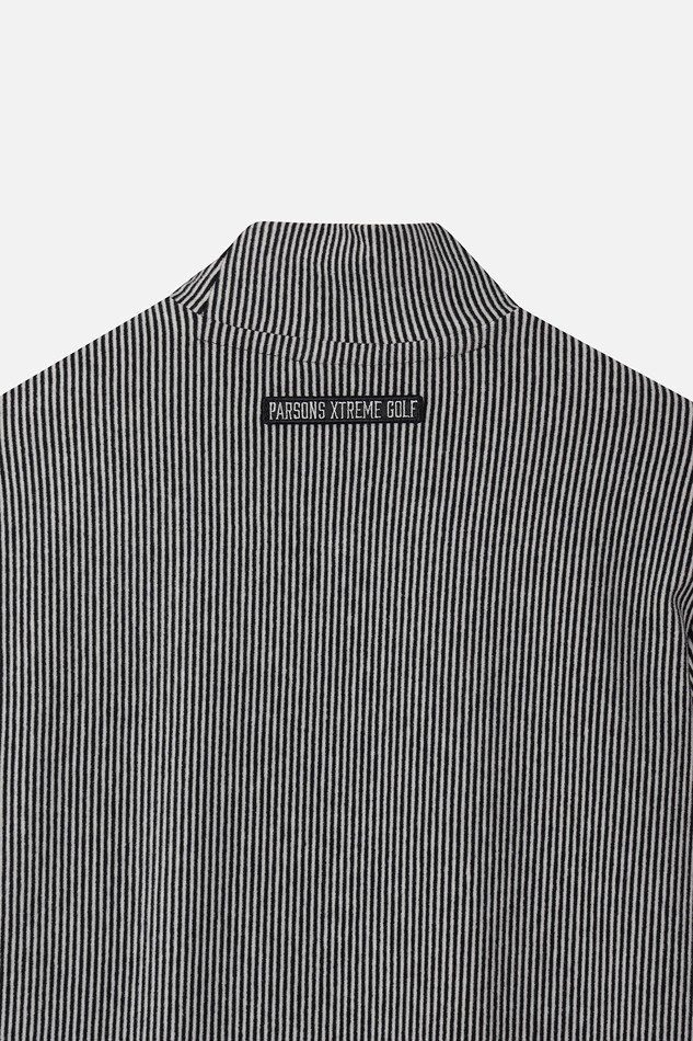 WOMEN STRIPE HIGH NECK LONG SLEEVE PKFPW110821 BLACK 상품 이미지 6