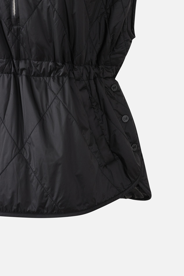 WOMEN RE-WOOL PADDED CAPE PKFPW630921 BLACK 상품 이미지 6