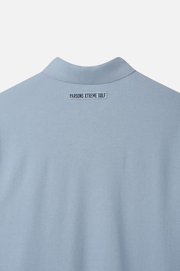 MEN ESSENTIAL SHORT SLEEVE COLLAR SWEATER