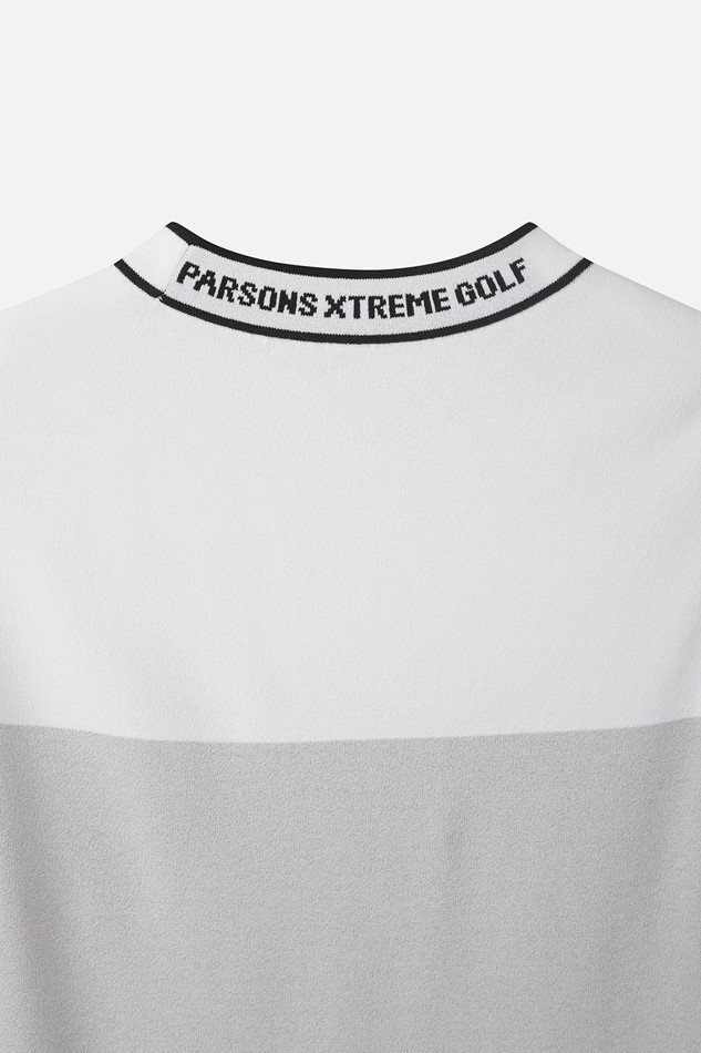 WOMEN COLOR BLOCK KNIT SLEEVELESS