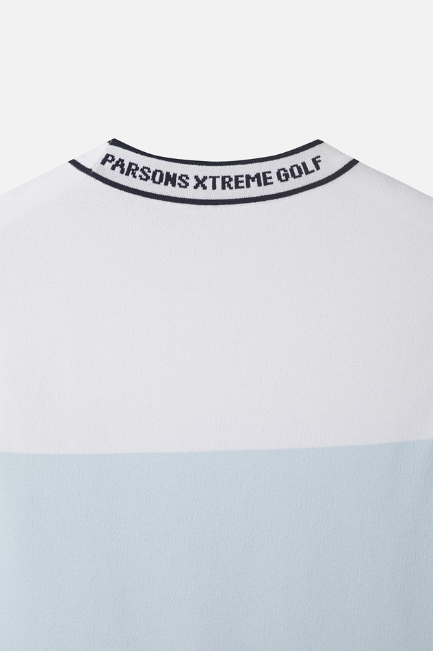 WOMEN COLOR BLOCK KNIT SLEEVELESS