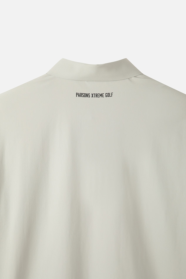 MEN COLOR BLOCKED COLLAR SHORT SLEEVE