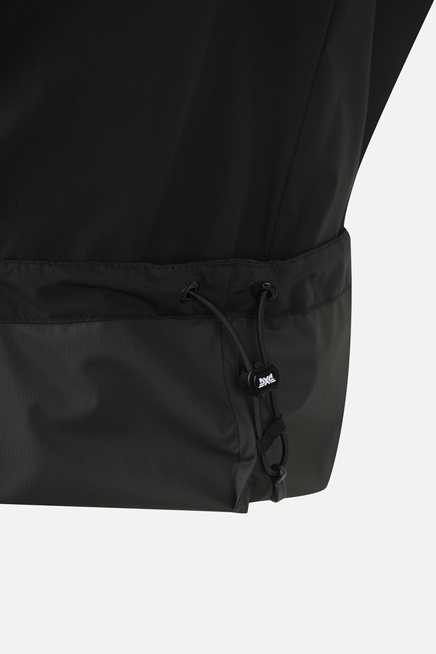 MEN ROUND NECK SHORT SLEEVE ANORAK JACKET