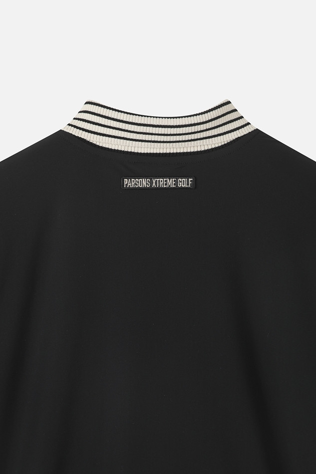 WOMEN KNIT HYBRID COLLARED SHORT SLEEVE