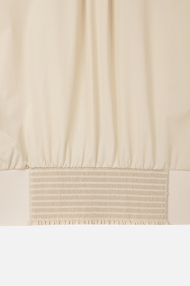 WOMEN COOL WOVEN MIX COLLARED SHORT SLEEVE