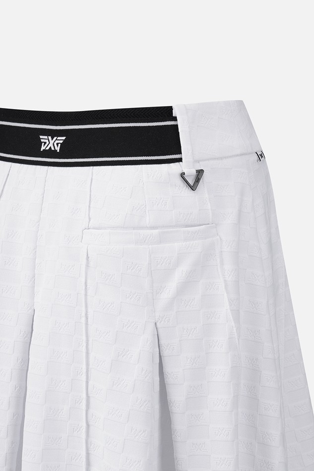 WOMEN JACQUARD FLARE SKIRTS