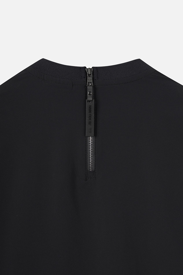 WOMEN WOVEN ROUND NECK LONG SLEEVE