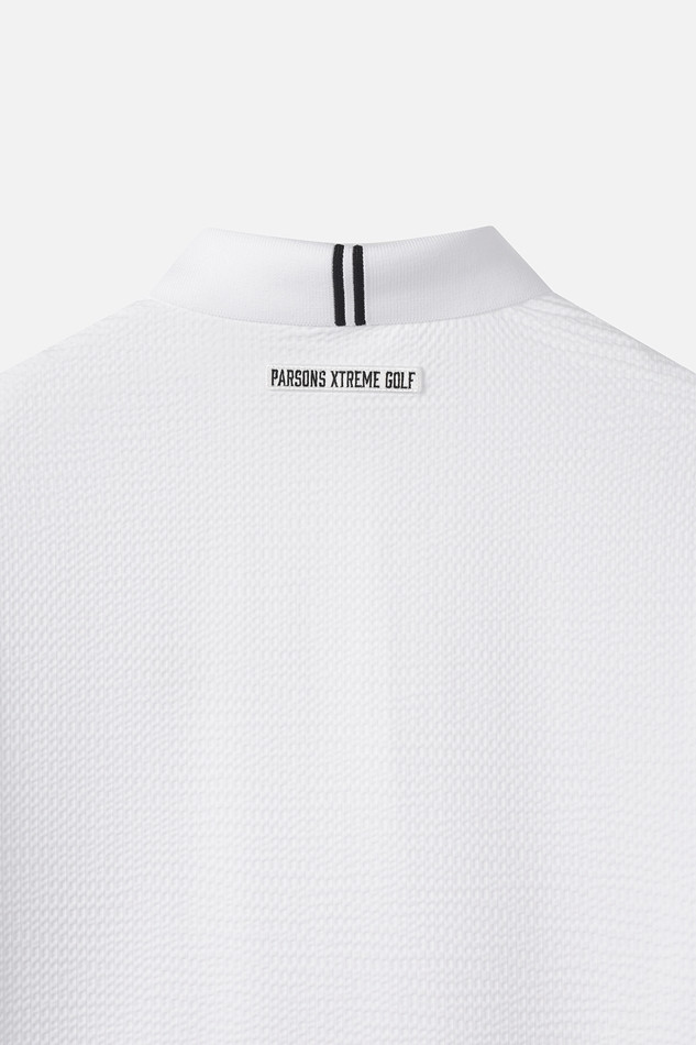 WOMEN NEW TEXTURED COLLAR SHORT SLEEVE