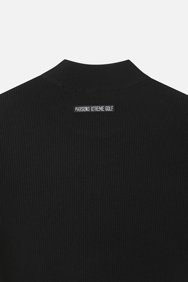 WOMEN SHORT SLEEVE MOCK NECK SWEATER