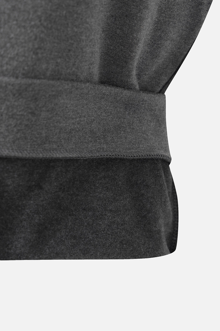 MEN RECON KNIT HYBRID COLLAR LONG SLEEVE PKWCM211412 M/GREY 상품 이미지 6