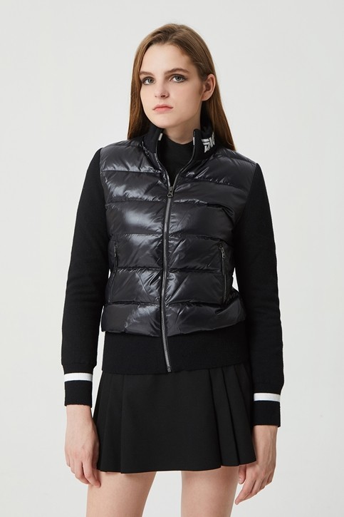 WOMEN WINTER HEAVY HYBRID KNIT DOWN JUMPER