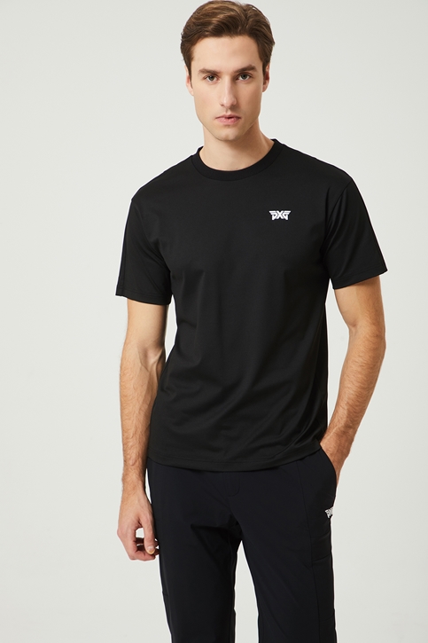 SUMMER BIG LOGO ROUOND NECK SHORT SLEEVE T-SHIRT