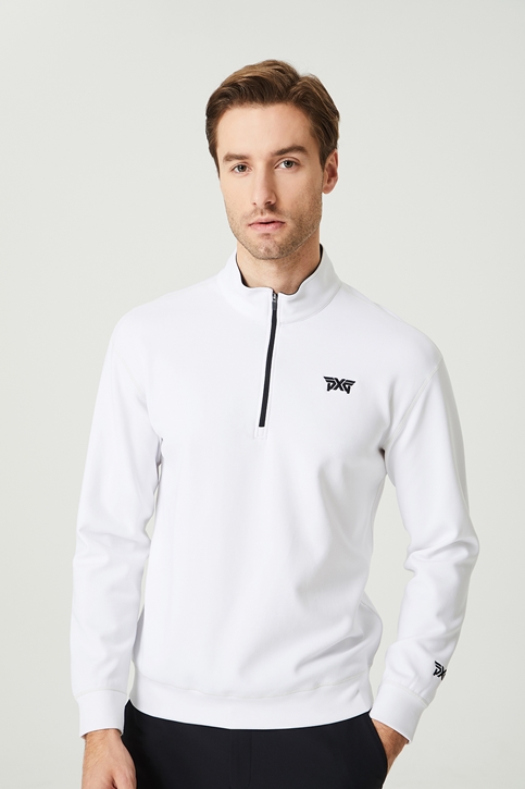 HALF ZIP LONG SLEEVE T-SHIRT
