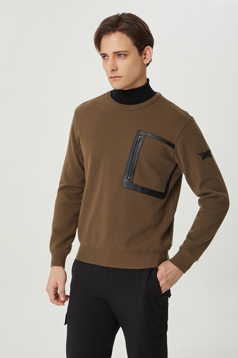 WT MOCK NECK WINDPROOF SWEATER
