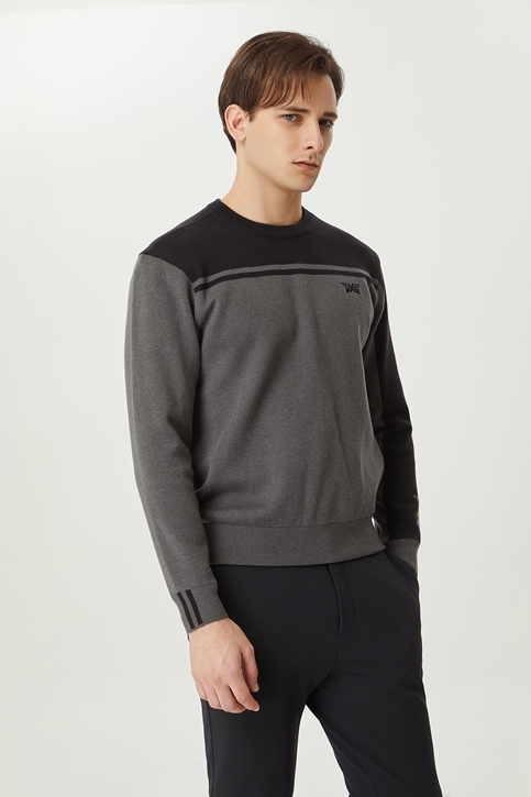 WT COLOR BLOCKED WINDPROOF SWEATER