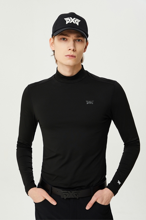 MOCK NECK LS T-SHIRT