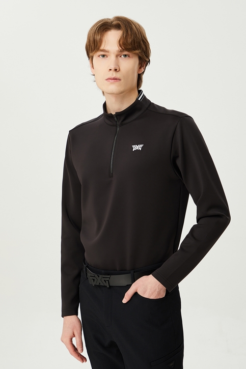 SPRING HALF ZIP LS T-SHIRT