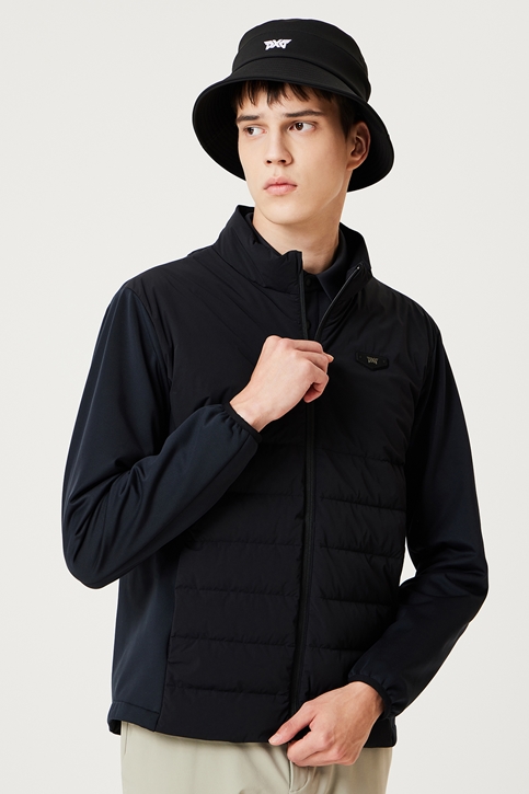 WINTER HYBRID QUILTED SWING DOWN JACKET