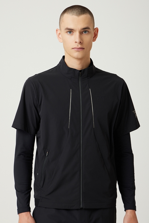 SHORT-SLEEVED SWING JACKET