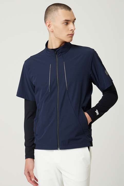 SHORT-SLEEVED SWING JACKET
