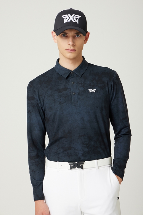 PATTERN COLLAR LONG-SLEEVE