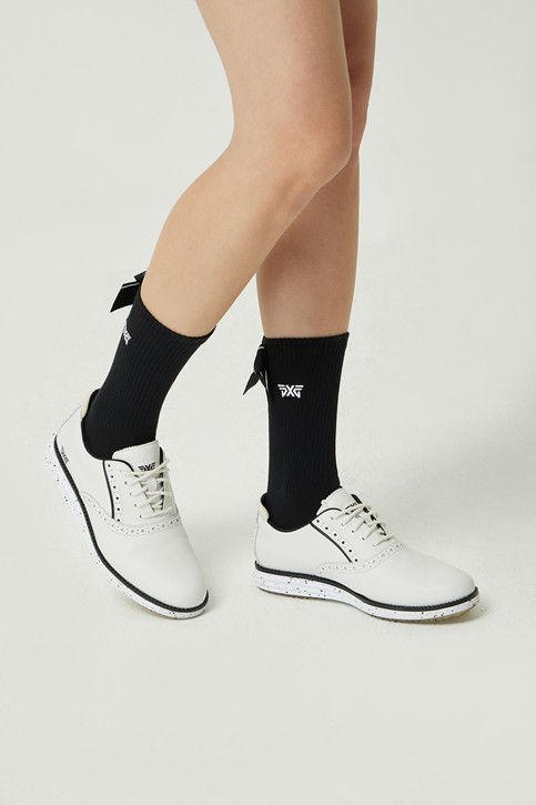 WOMEN RIBBON POINT HIGH SOCKS