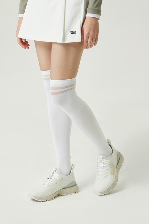 WOMEN SEE-THROUGH OVER THE KNEE