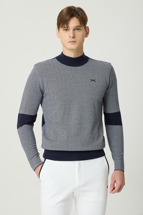 WT MOCK NECK WINDPROOF SWEATER